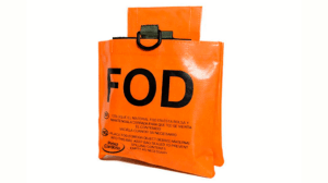 bolsa fod naranja para almacenar elementos extraños aviacion