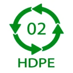 simbolo material HDPE