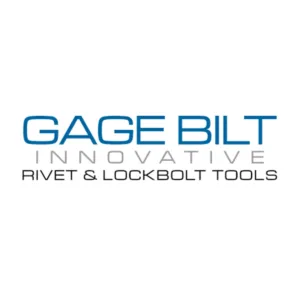 Logotipo de GAGE BILT, fabricante de herramientas para instalación de remaches y lockbolts aeroespaciales