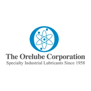 Logo de Orelube Corporation, fabricante de aceites lubricantes y grasas industriales especializadas para aplicaciones industriales y aeroespaciales.